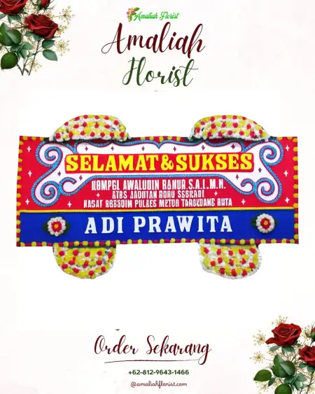 Papan Bunga Ucapan Selamat Kabekelan